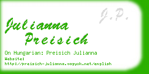 julianna preisich business card